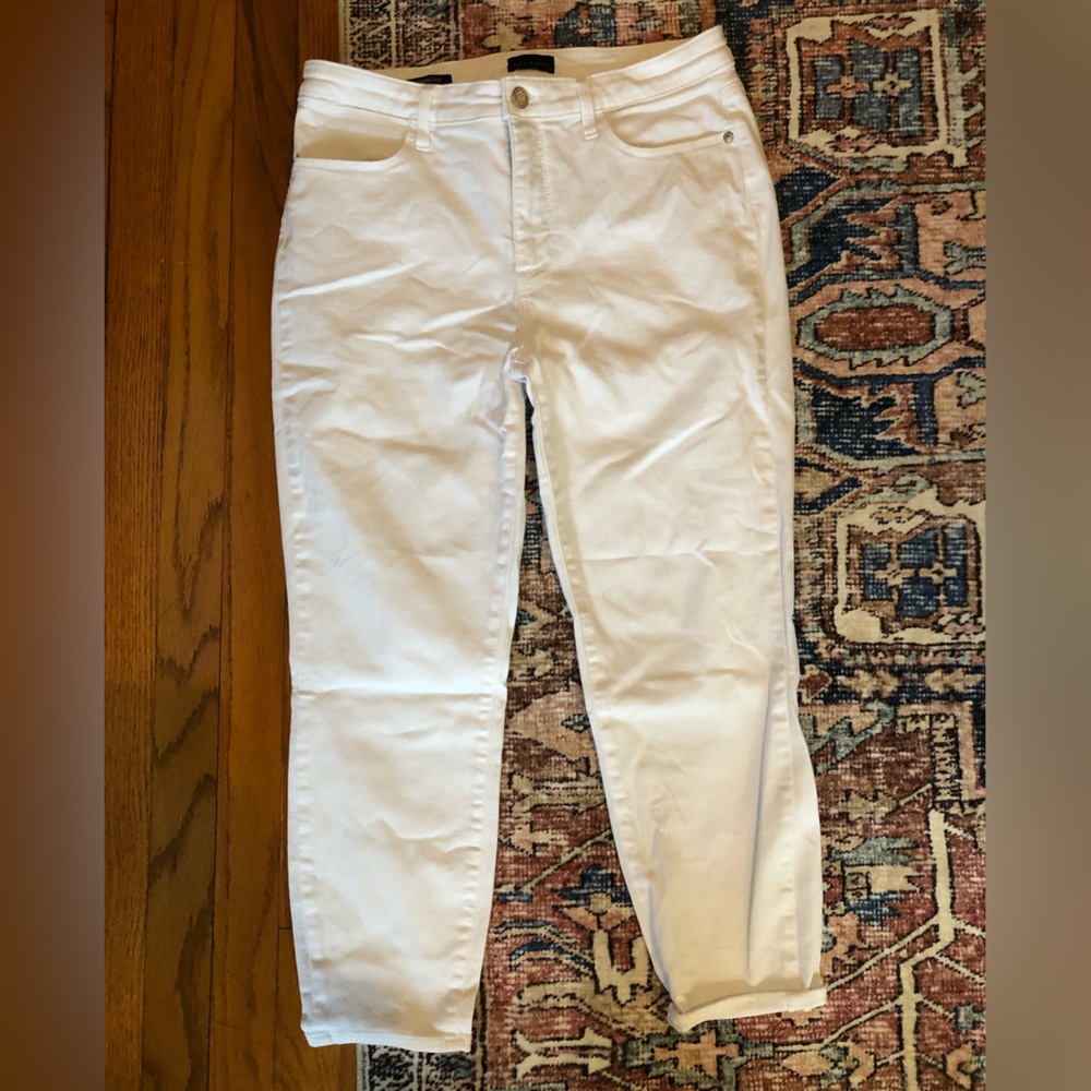 White Talbots jegging crop size 8